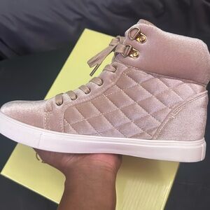 Glaze Black Sneakers High-Top Casual